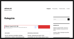 Desktop Screenshot of adresa.sk